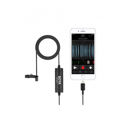 Boya BY-DM1 Петличный микрофон для Apple iPhone